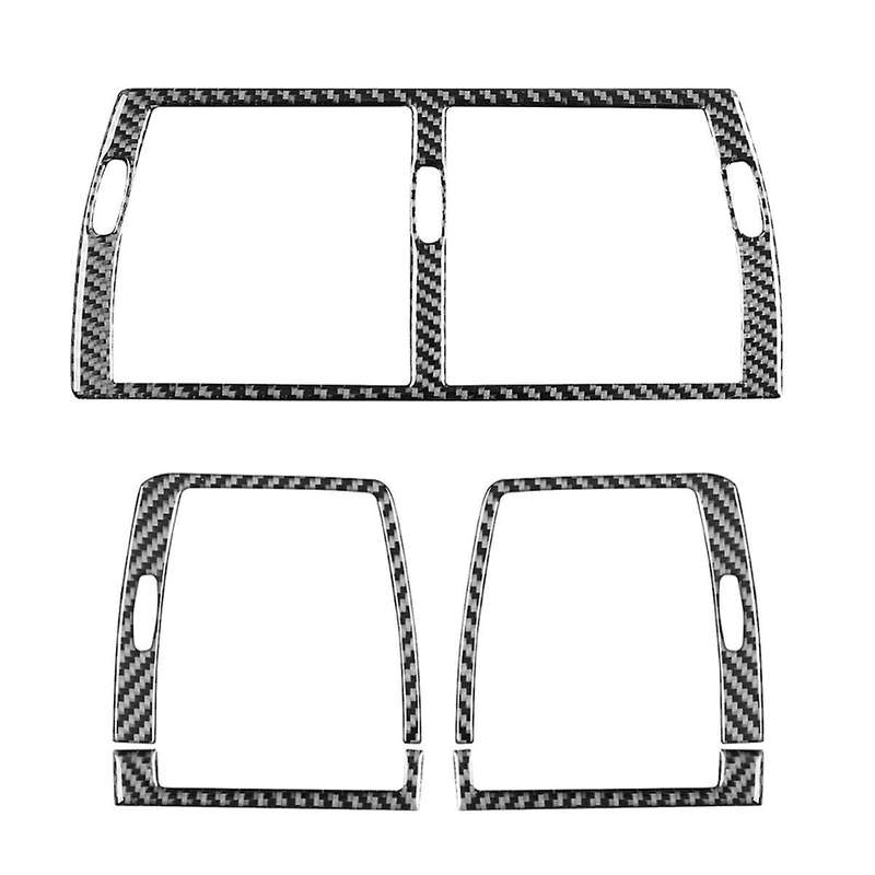 Carbon Fiber for X5 E53 2000-2006 Center Console Air Conditioner Vent Cover Kit Trim Interior Access