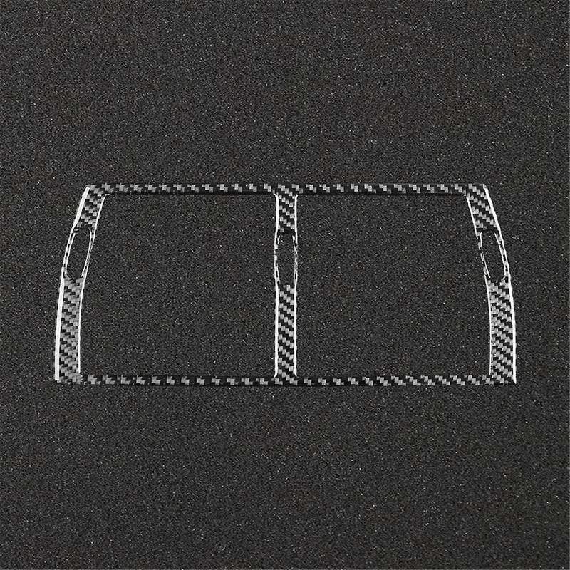 Carbon Fiber for X5 E53 2000-2006 Center Console Air Conditioner Vent Cover Kit Trim Interior Access