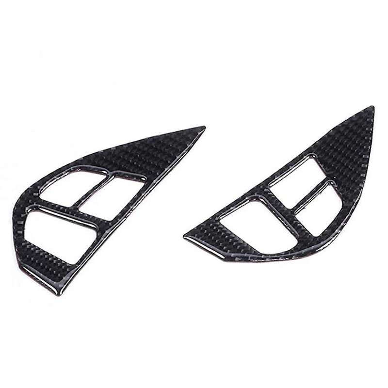 Carbon Fiber for X MR 2008-2013 Interior Trim Car Steering Wheel Button Accent Sticker Cover