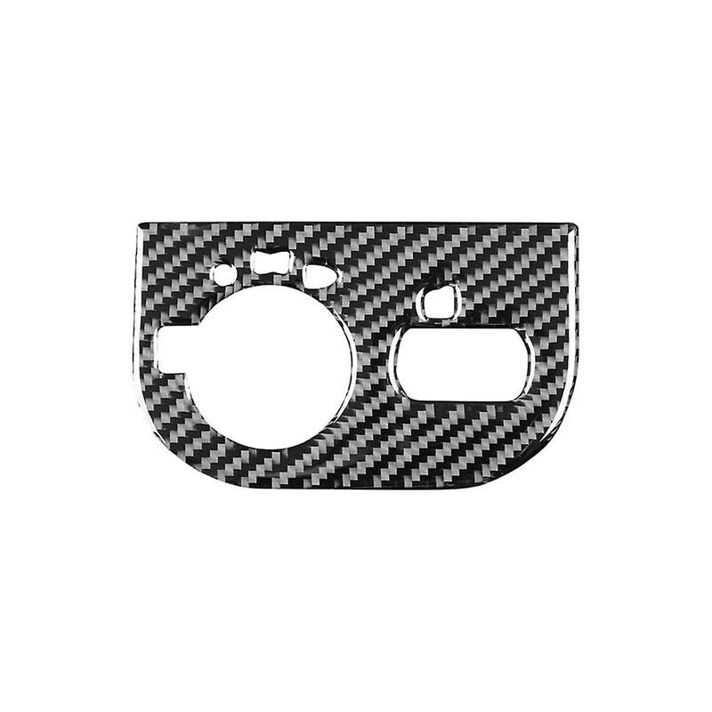 Carbon Fiber for TT 8N 2001-2006 Headlight Switch Frame Cover Trim Decals Sticker Interior Accessor