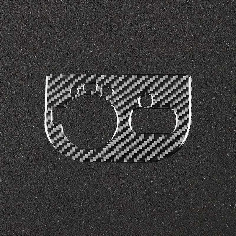 Carbon Fiber for TT 8N 2001-2006 Headlight Switch Frame Cover Trim Decals Sticker Interior Accessor