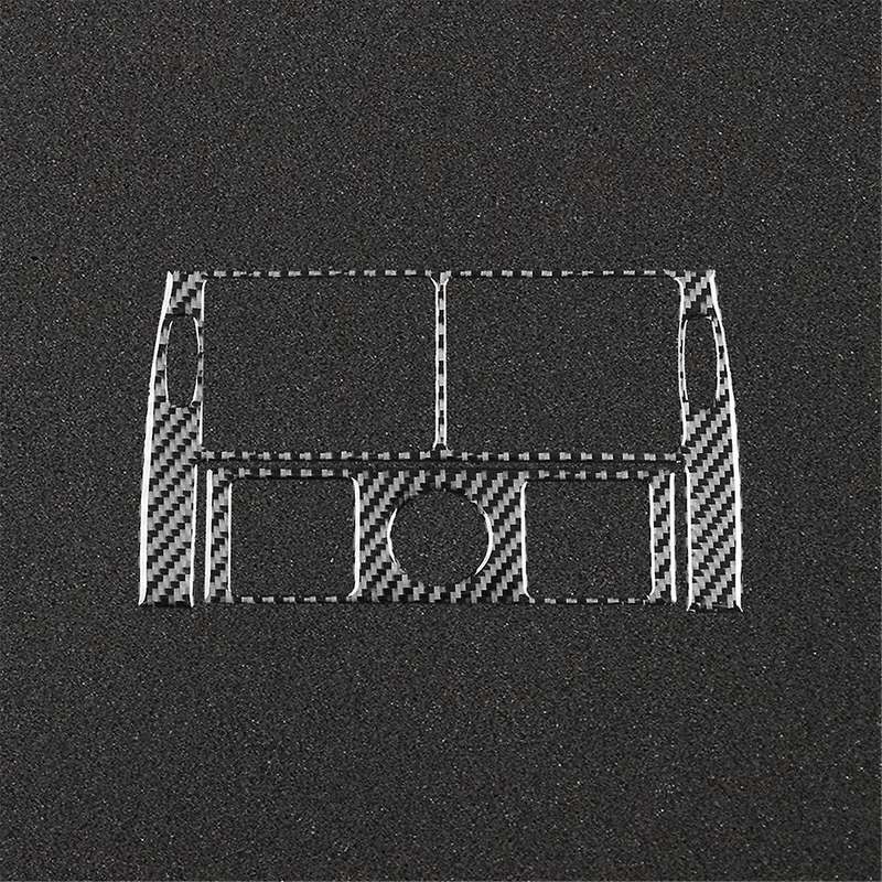 Carbon Fiber for X5 E53 2000-2006 Rear Control Panel Air Conditioner Vent Cover Trim Interior Access