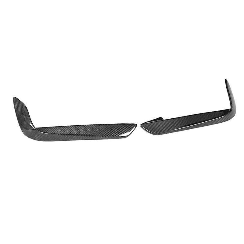 Carbon Fiber Front Bumper Canards Splitters Fog Lamp Cover Trim for  3 Series F30 F35 318I 320I 2012