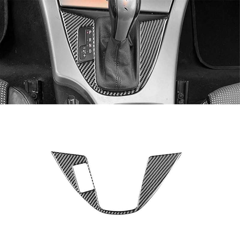 Carbon Fiber for X5 E53 2000-2006 LHD Car Gear Shift Panel Trim Cover Interior Accessories