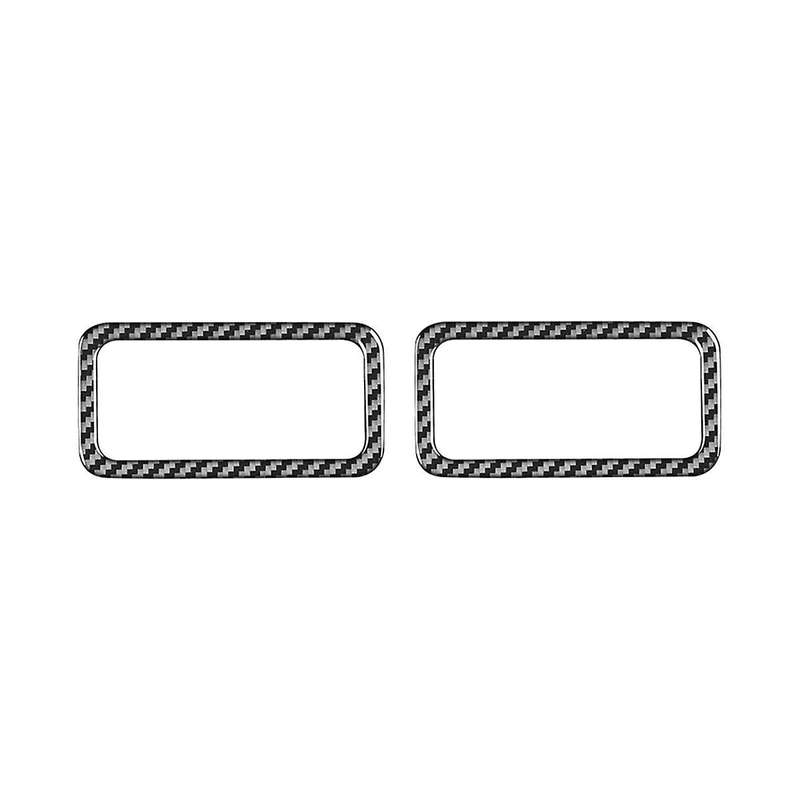 Carbon Fiber for X5 E53 2000-2006 Dashboard Side Air Vent Outlet Cover Trim Interior Accessories
