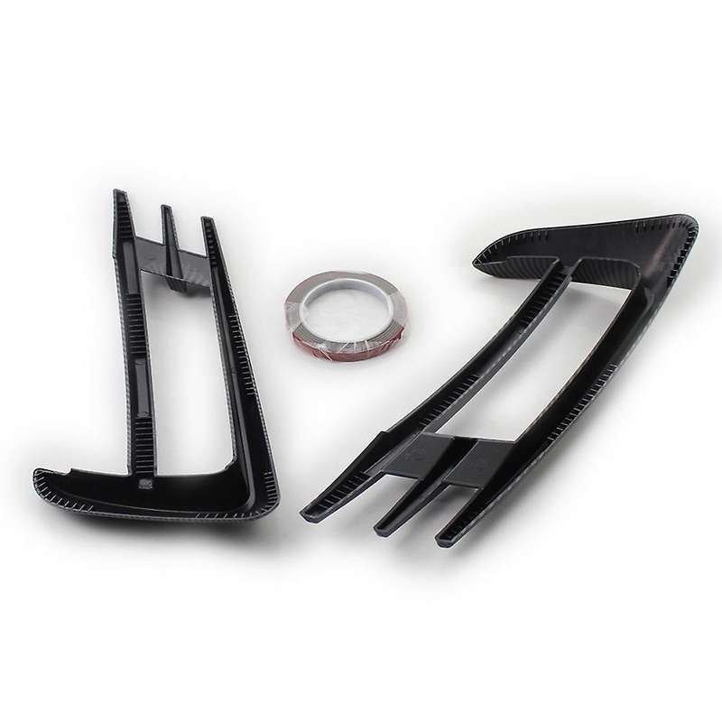 Carbon Fiber Front Bumper Fog Light Grilles Fog Lamp Eyebrow Cover Trim for Golf 7 MK7 2014 2015 201