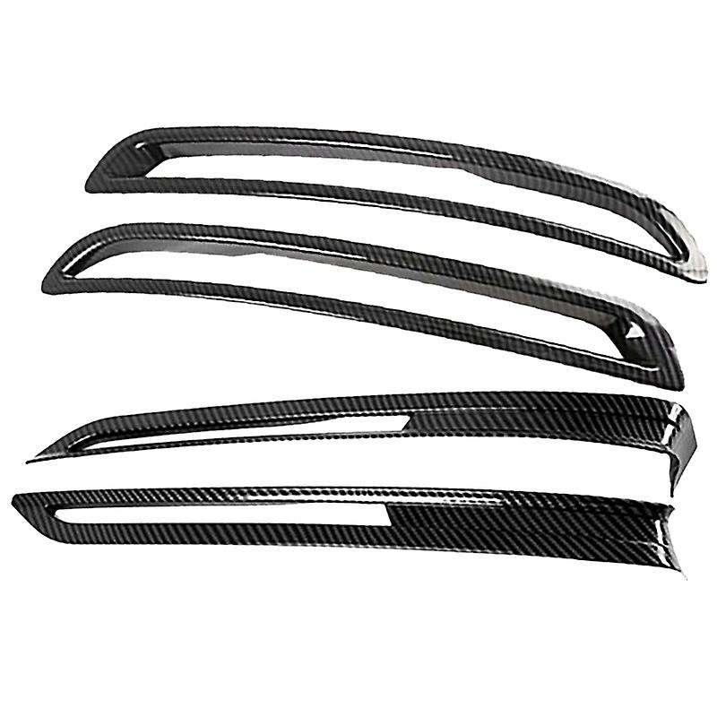 Carbon Fiber Front and Rear Fog Lights Cover Trim Decorative Frame for -30 2020 2021