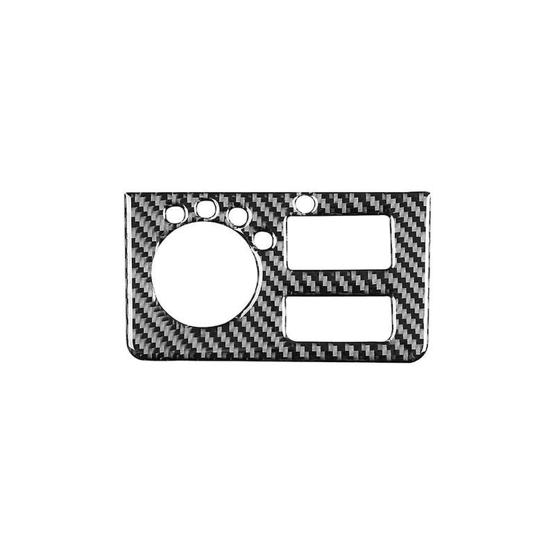 Carbon Fiber for X5 E53 2000-2006 LHD Car Headlight Switch Panel Cover Trim Interior Accessories