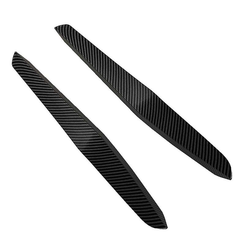 Carbon Fiber Front Bumper Lip Splitter Fin Air Knife Auto Body Kit Car Spoiler for FK8 Si Type-R 201