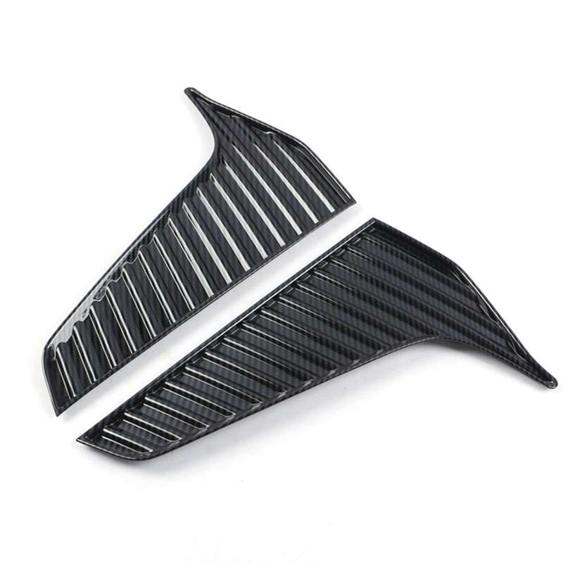 Carbon Fiber Front Bumper Fog Light Lamp Frame Decoration Cover Trim for XT6 2020 2021