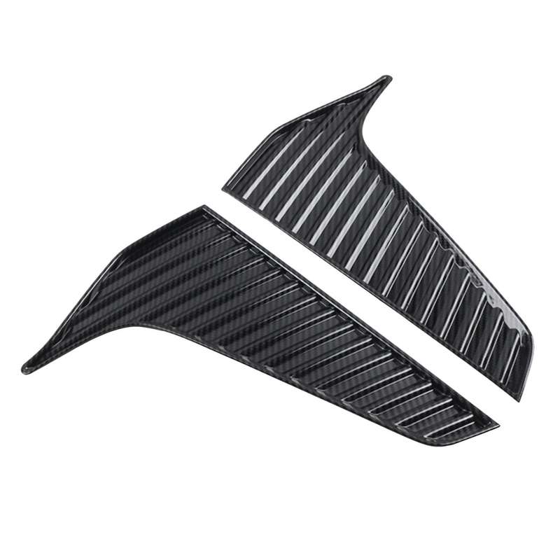 Carbon Fiber Front Bumper Fog Light Lamp Frame Decoration Cover Trim for XT6 2020 2021