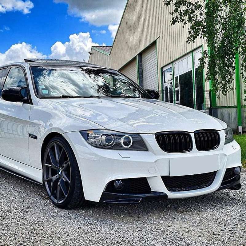 Carbon Fiber Front Bumper Lip Cover Lower Protector Splitter Spoiler for E90 320i 330i 09-12