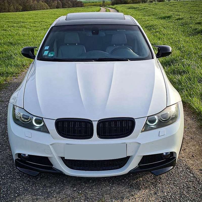 Carbon Fiber Front Bumper Lip Cover Lower Protector Splitter Spoiler for E90 320i 330i 09-12
