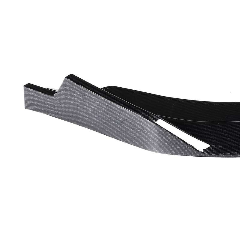 Carbon Fiber Front Bumper Lip Angle Diffuser Splitter Spoiler Scratch Protector for Sedan 4Dr 2016-2