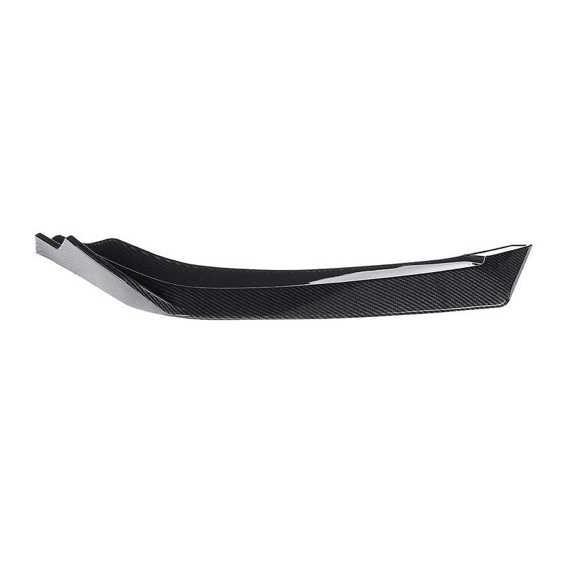 Carbon Fiber Front Bumper Lip Angle Diffuser Splitter Spoiler Scratch Protector for Sedan 4Dr 2016-2