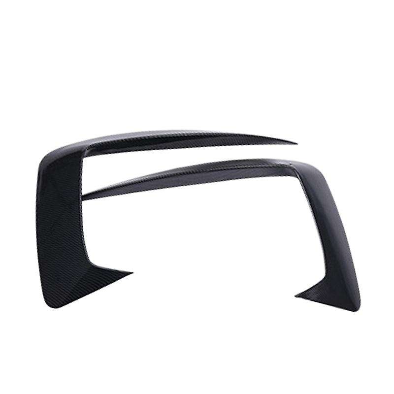 Carbon Fiber Front Bumper Lip Splitter Fog Light Eyebrow Cover Trim for  A6L C8 2019 2020