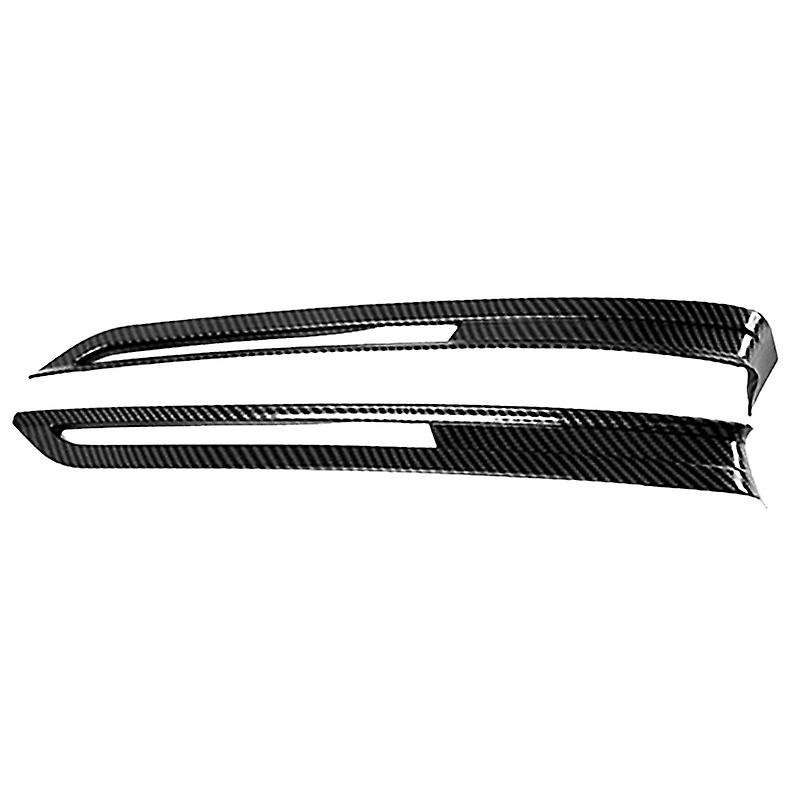 Carbon Fiber Front Bumper Fog Light Lamp Frame Cover Trim for -30 2020 2021
