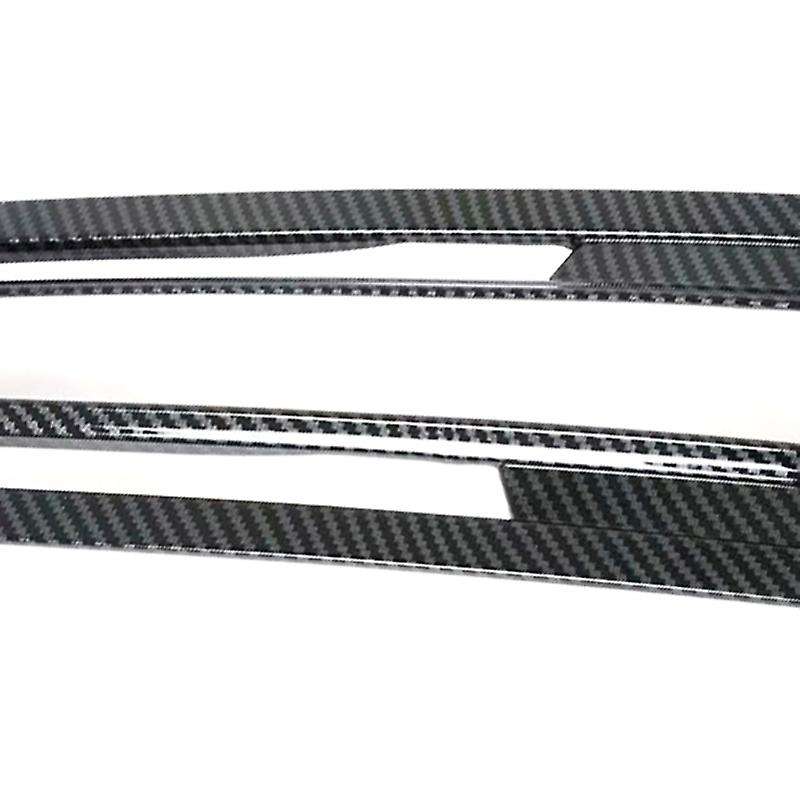 Carbon Fiber Front Bumper Fog Light Lamp Frame Cover Trim for -30 2020 2021