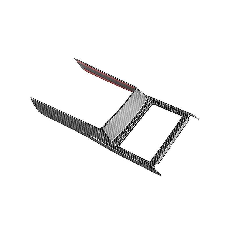 Carbon Fiber Front Console Armrest with Water Cup Holder Left/right Rudder Universal for 2022-2023