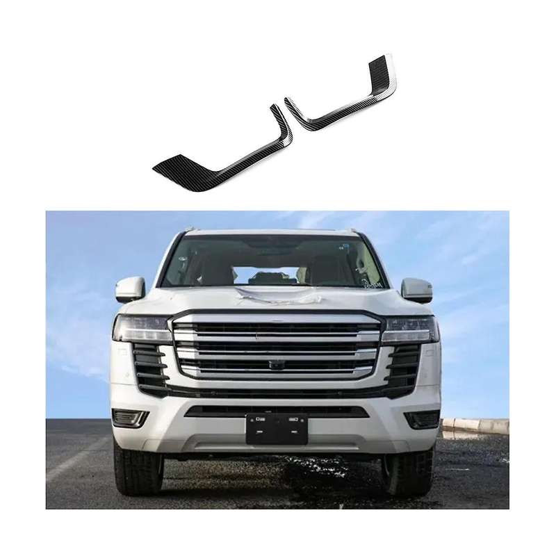 Carbon Fiber Front Fog Lamp Daytime Running Light Turn Signal Lamp Kit for Land Cruiser 300 Lc300 2