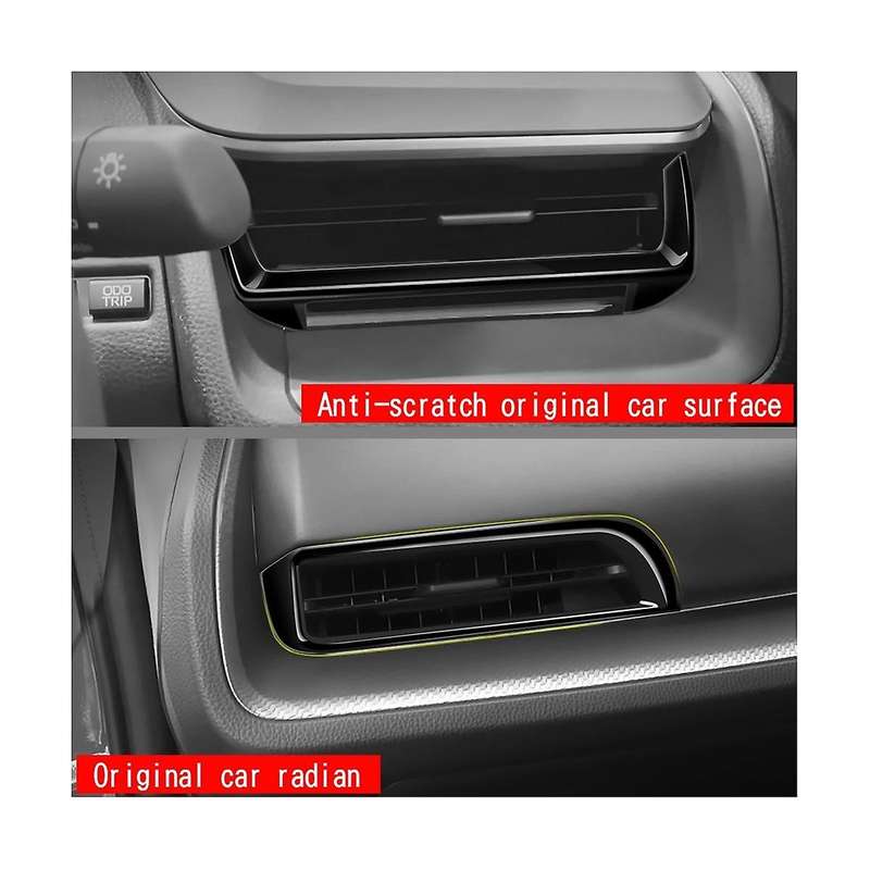 Carbon Fiber Front Dashboard Side Air Outlet Left Right Air Outlet Accessories for Prius 60 Series
