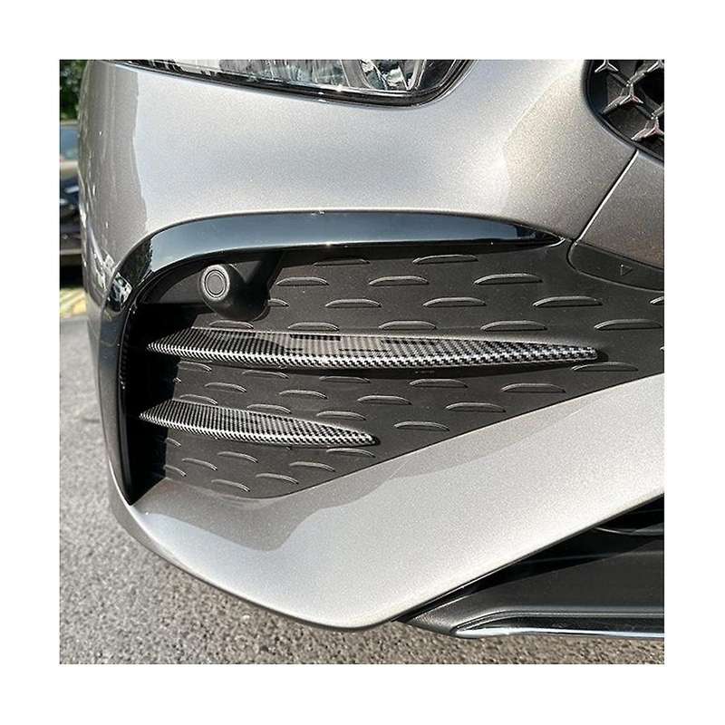Carbon Fiber Front Lip Front Grille Trim for A Class W177 A180 2023+ 2018+ Car Spoiler Sticker