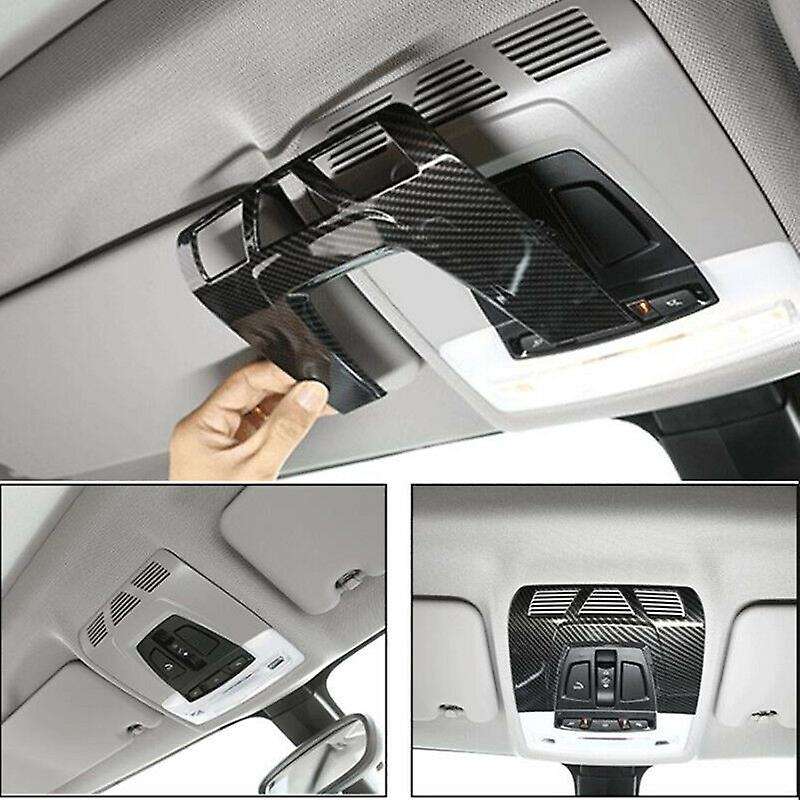 Carbon Fiber Front Reading Light Panel Cover Decoration Cover for 1/2/3 Series F20 F45 F30 F34 X5 F
