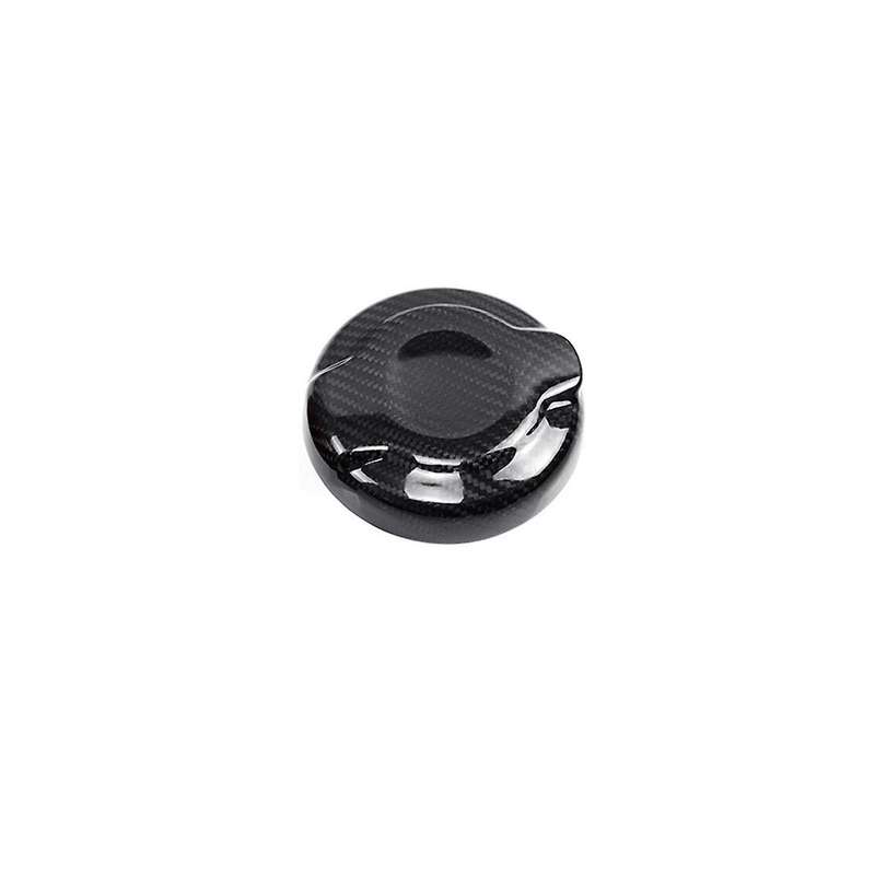 Carbon Fiber Gas Tank Fuel Tank Cap Cover for S Jcw F55 F56 F57 Fuel Cap Accessories(black)