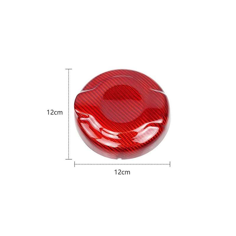 Carbon Fiber Gas Tank Fuel Tank Cap Cover for S Jcw F55 F56 F57 Fuel Cap Accessories(black)