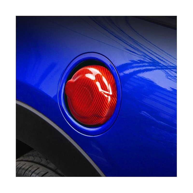 Carbon Fiber Gas Tank Fuel Tank Cap Cover for S Jcw F55 F56 F57 Fuel Cap Accessories(black)