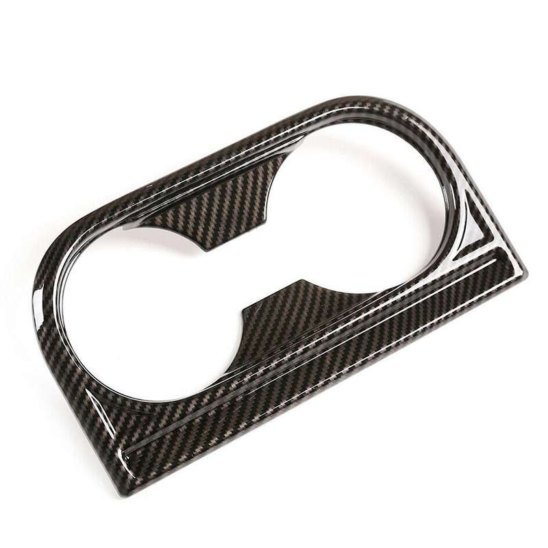 Carbon Fiber Gear Panel & Water Cup Holder Cover for - 2014-2021