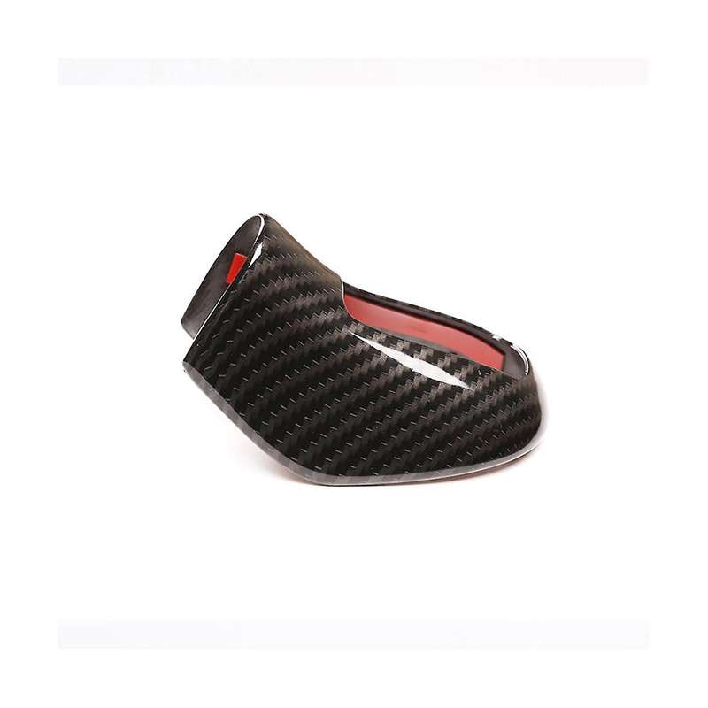 Carbon Fiber Gear Head Front Cover+gear Head Back Cover Sticker Panel Trim for Xc60 S60 V40 V60 S80