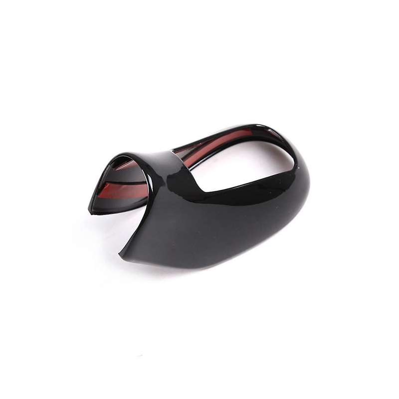 Carbon Fiber Gear Head Front Cover+gear Head Back Cover Sticker Panel Trim for Xc60 S60 V40 V60 S80