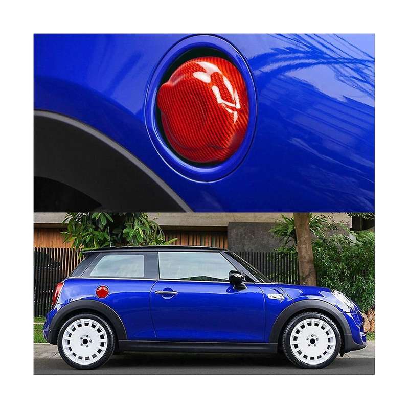 Carbon Fiber Gas Tank Fuel Tank Cap Cover for S Jcw F55 F56 F57 Fuel Cap Accessories(red)