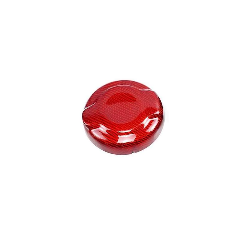 Carbon Fiber Gas Tank Fuel Tank Cap Cover for S Jcw F55 F56 F57 Fuel Cap Accessories(red)