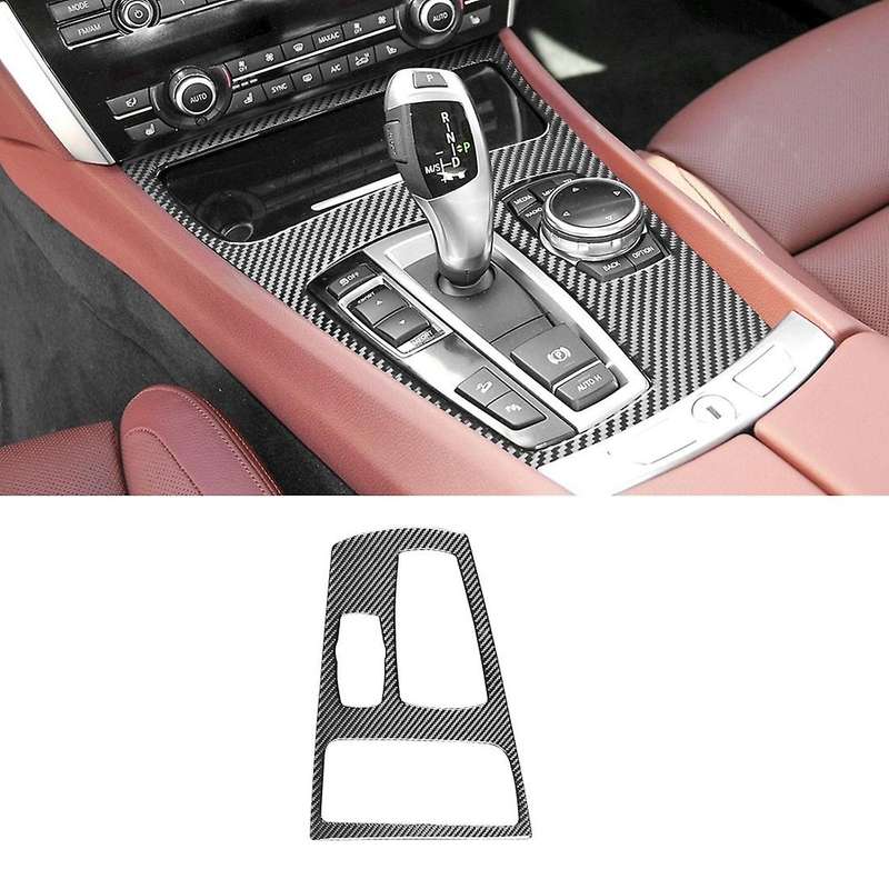 Carbon Fiber Gear Shift Box Panel Cover Trim Interior Accessories for - 5 Series GT F07 2010-2017 LH