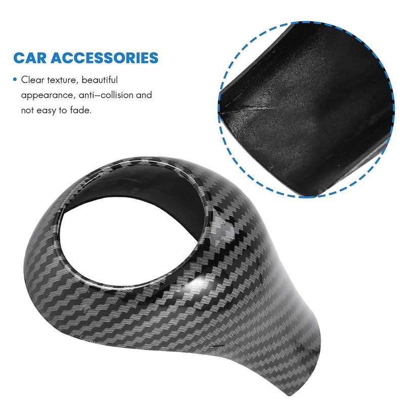 Carbon Fiber Gear Shift Knob Cover Compatible Mercedes- W204 W212 a C E G GLS Class