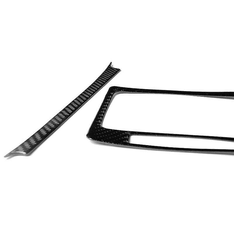 Carbon Fiber Gear Shift Panel Cover Trim Set for - C Class W204 2007-2013