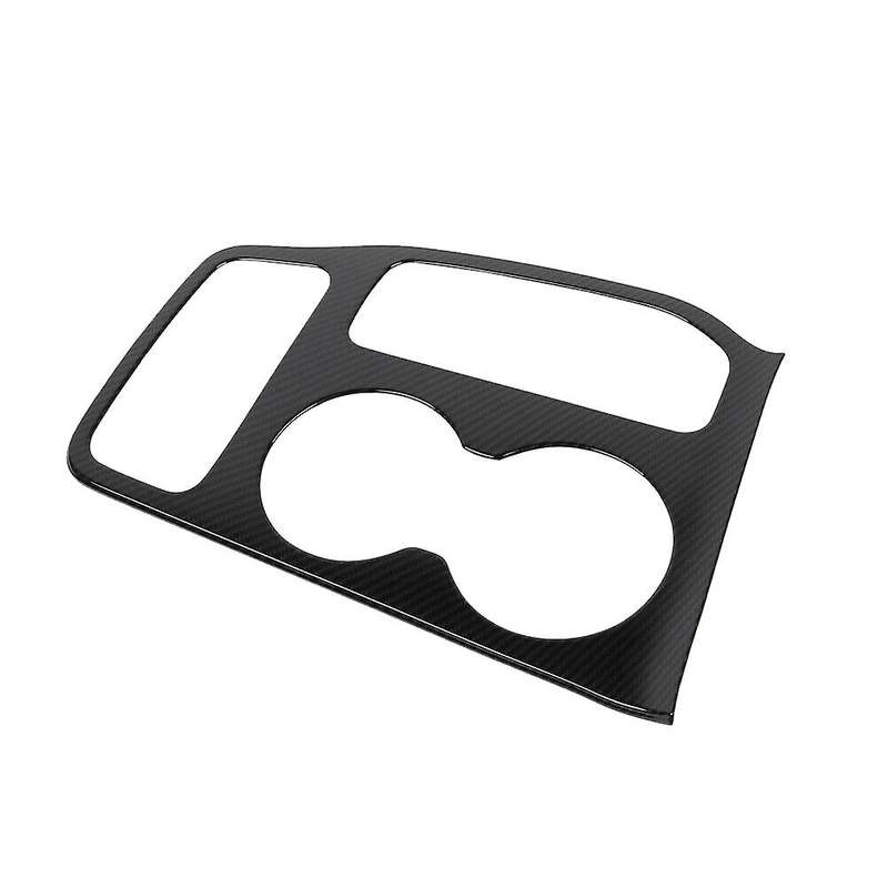 Carbon Fiber Gear Shift Panel Cup Holder Cover Trim for Grand 2016-2019 Car Decoration