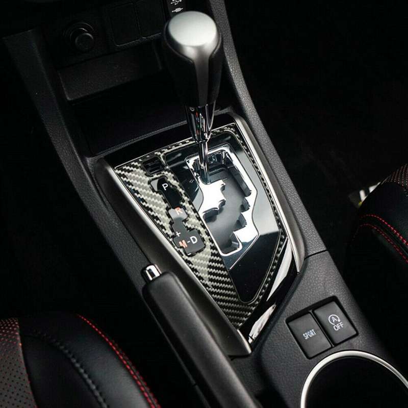 Carbon Fiber Gear Shift Panel Cover Trim for Levin 2014-2018