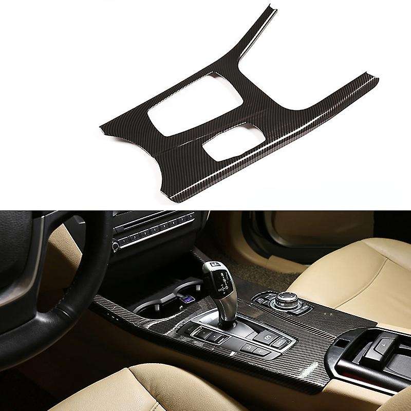 Carbon Fiber Gear Shift Knob Panel Cover Trim Decoration Cover for  X3 F25 X4 F26 2011-2017