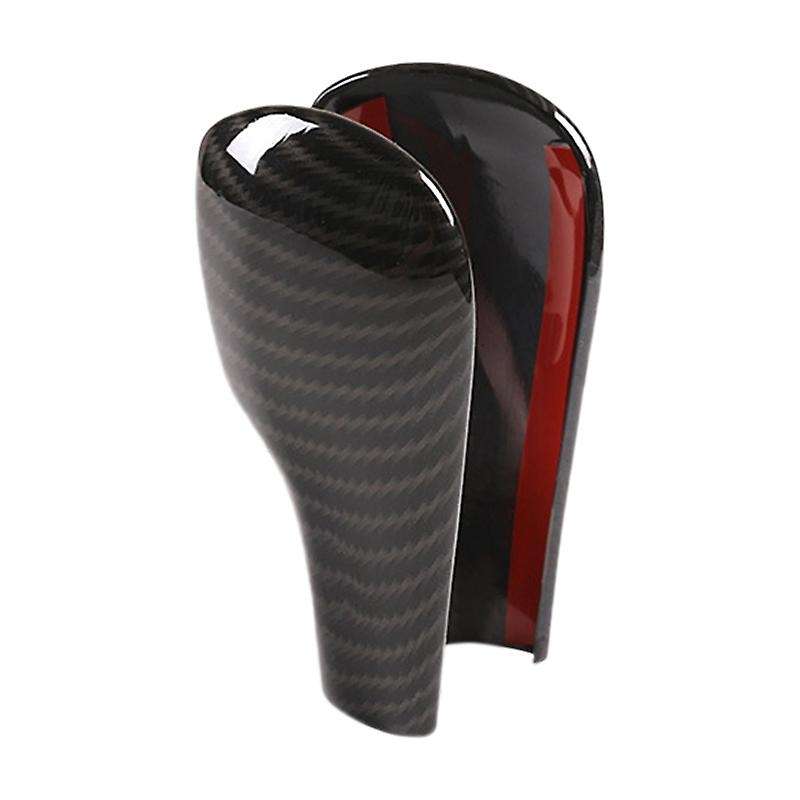 Carbon Fiber Gear Shift Lever Knob Cover Cap Trims for - 5-Series X3 X5 E60 E61 E83 E53 2004-2006