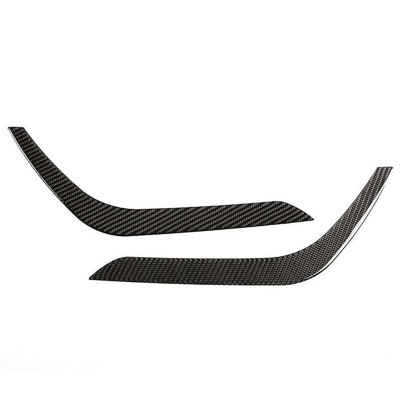 Carbon Fiber Headlight Eyebrow Cover Trim Stickers for - 2014 2015 2016 2017 2017 2018 2019 2020 202