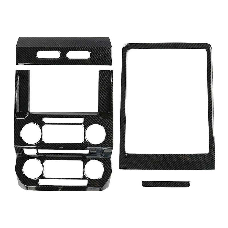 Carbon Fiber Grain Center Console Dashboard Navigation Switch Panel Decor Cover Trim for 2015-2020