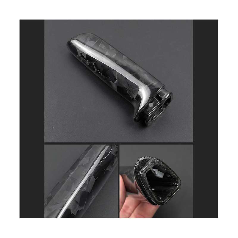 Carbon Fiber Handbrake Grips Cover Trim for 1 2 3 4 Series E46 E90 E92 E60 E39 F30 F34 F10 F20