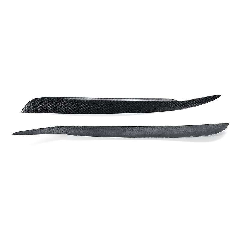 Carbon Fiber Headlight Eyebrow Cover Head Light Eyelid Sticker head Light Lamp Trim for  A4 B6 2002