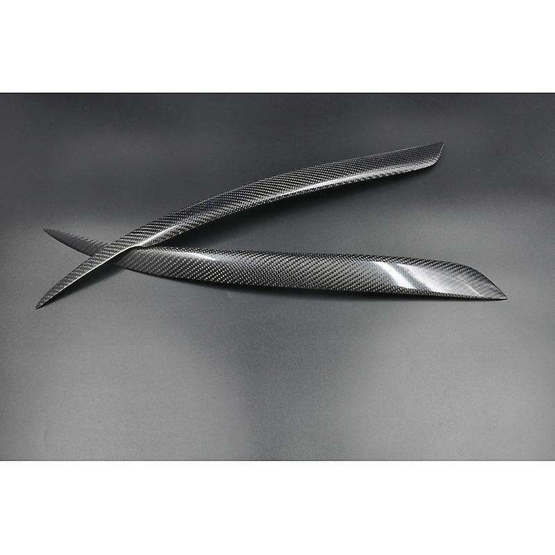 Carbon Fiber Headlight Eyebrow Cover Head Light Eyelid Sticker head Light Lamp Trim for  A4 B6 2002