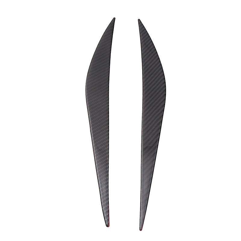 Carbon Fiber Headlight Lamp Eyebrow Cover for - 3 Series F30 F35 2013-2017