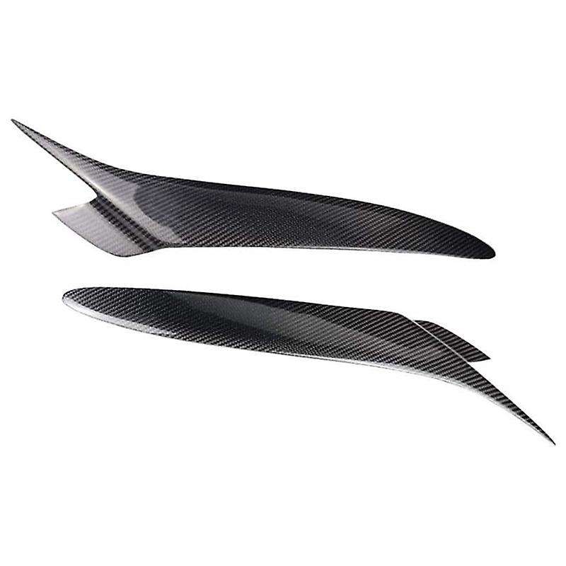 Carbon Fiber Headlight Eyelids Head Light Lamp Eyebrow Cover Trim for RX8 RX-8 2004 2005 2006 2007