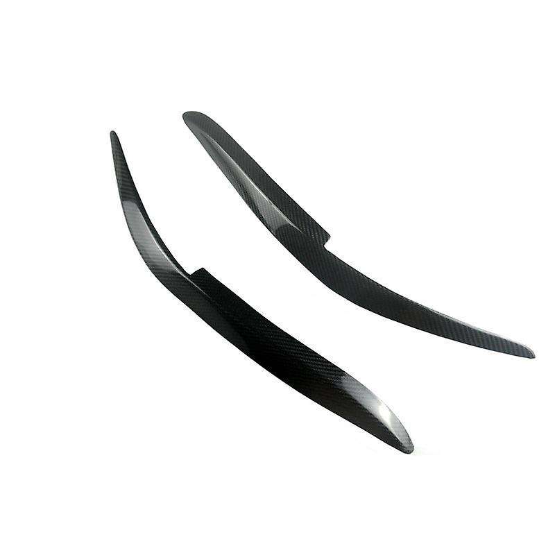 Carbon Fiber Headlight Eyebrow Eyelids Stickers Trim Cover for Accord 1998-2002